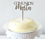 Toppers madera tarta