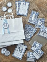 Kit Flores Liberty azul